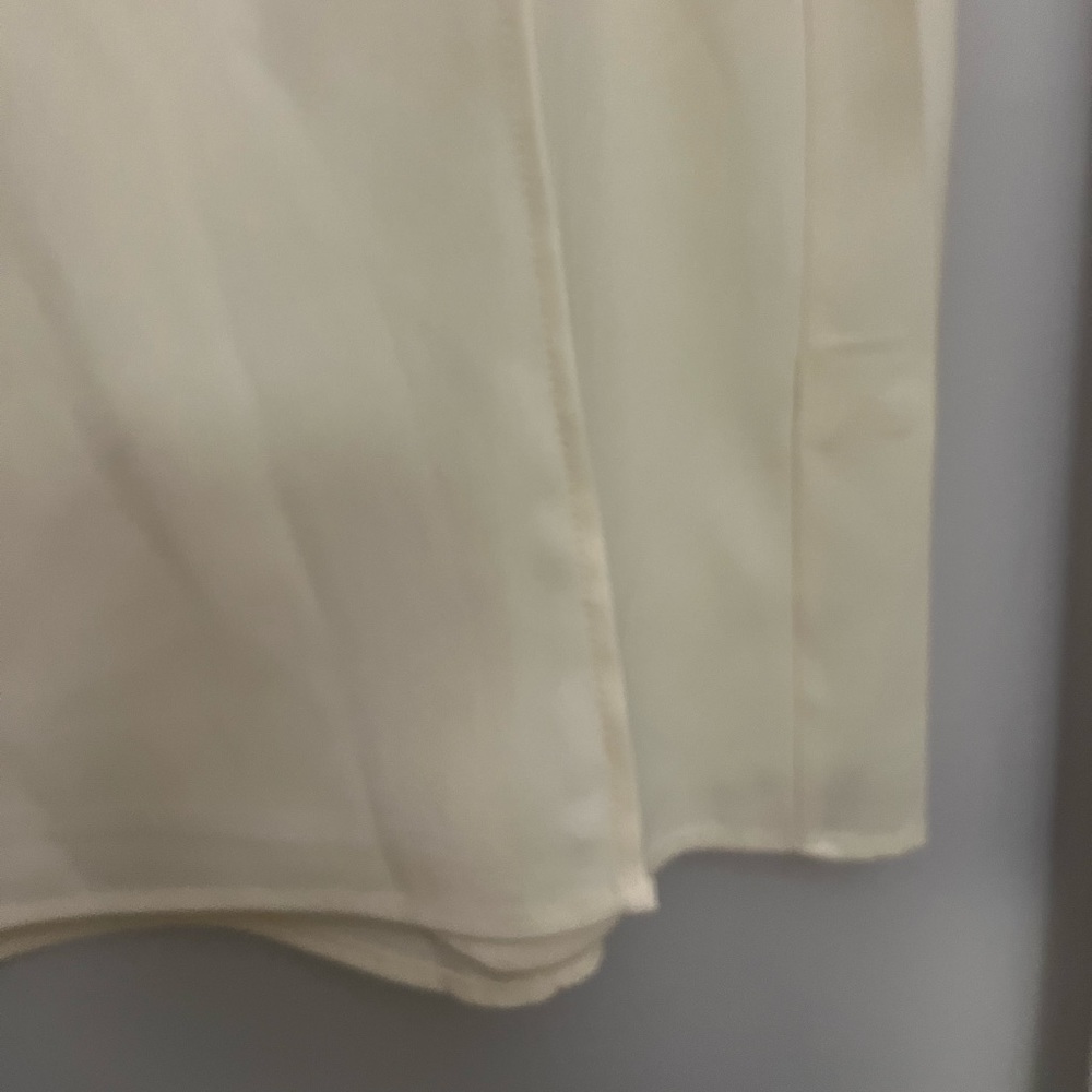 Max Studio Cream Tie-Waist Wrap Skirt. Size 10.NWT - Picture 4 of 9
